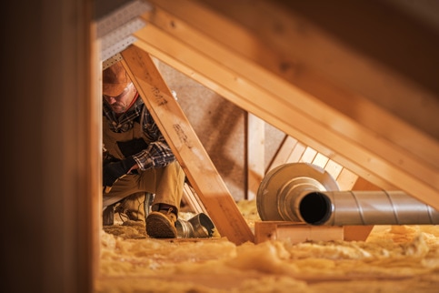 travaux d'isolation des combles