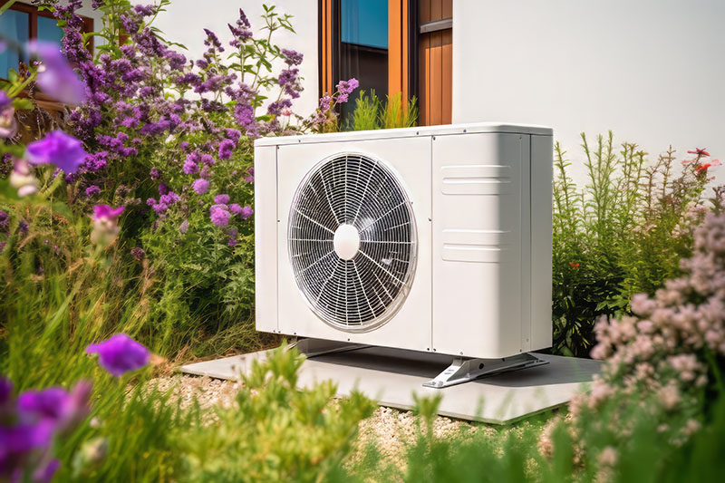 Pompe à chaleur réversible installée grâce aux subventions et aides disponibles