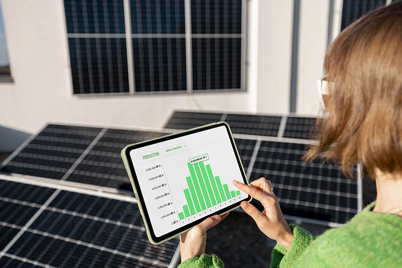 Contrôle des panneaux solaires photovoltaïques